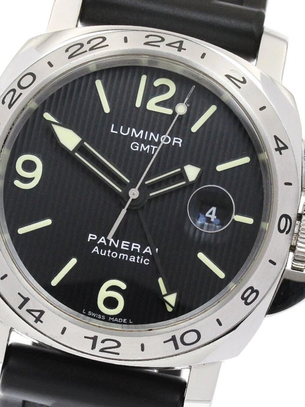 PANERAI Luminor GMT PAM00029 Date black Dial Automatic Men's Watch_894657